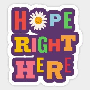 Hope Right Here - j-hope BTS Sticker